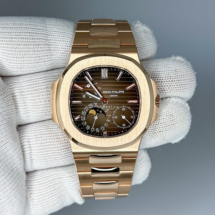 Rose Gold Moon Phase 40mm Watch X152