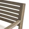 Acacia Wood 7 Piece Dining Set with Cushion S217
