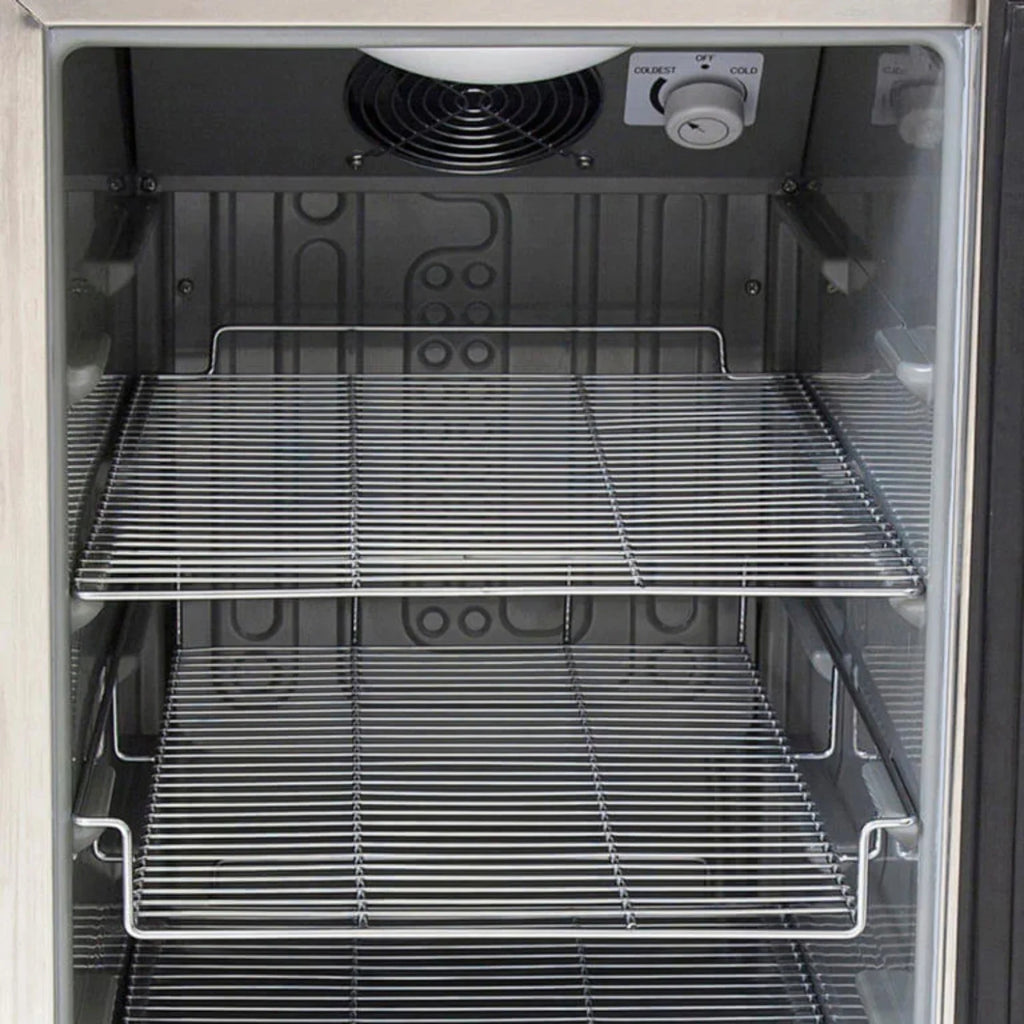 15 Wide Indoor/Outdoor Stainless Steel Beverage Refrigerator H585
