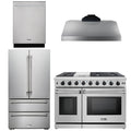 48 In. Propane Gas Range, Range Hood, Dishwasher, Refrigerator E80947