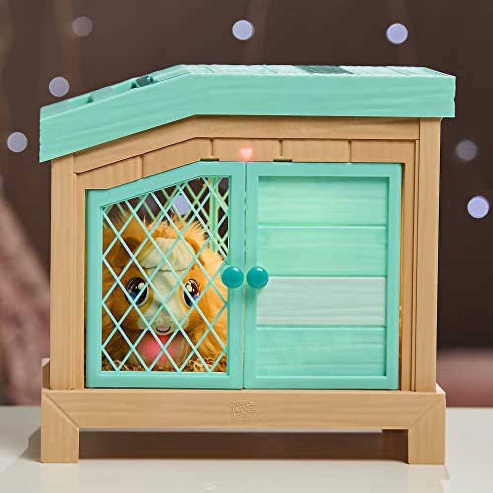 Interactive Mama Guinea Pig and Hutch with 3 Babies R8963
