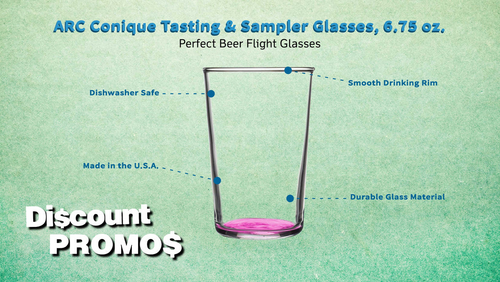 Pink 6.75 oz Tasting Glasses Set B15986