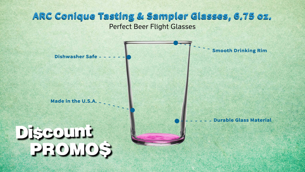 Pink 6.75 oz Tasting Glasses Set B15986