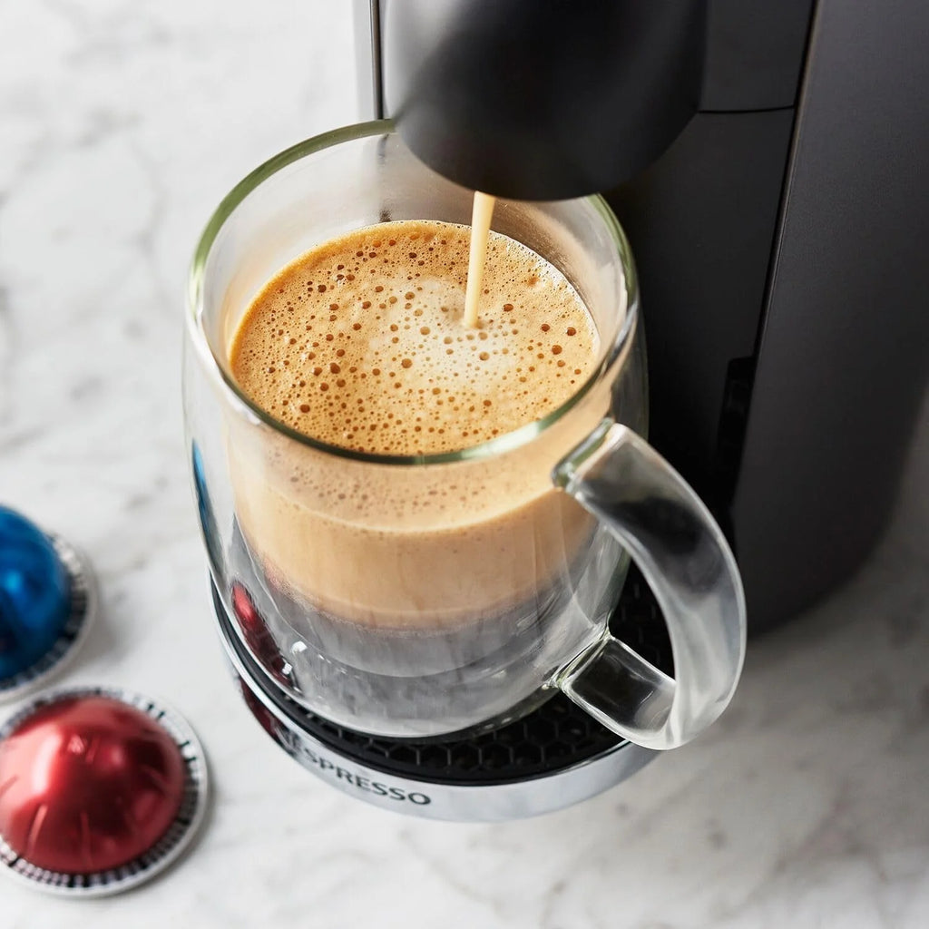 Black Matte Coffee and Espresso Machine H389