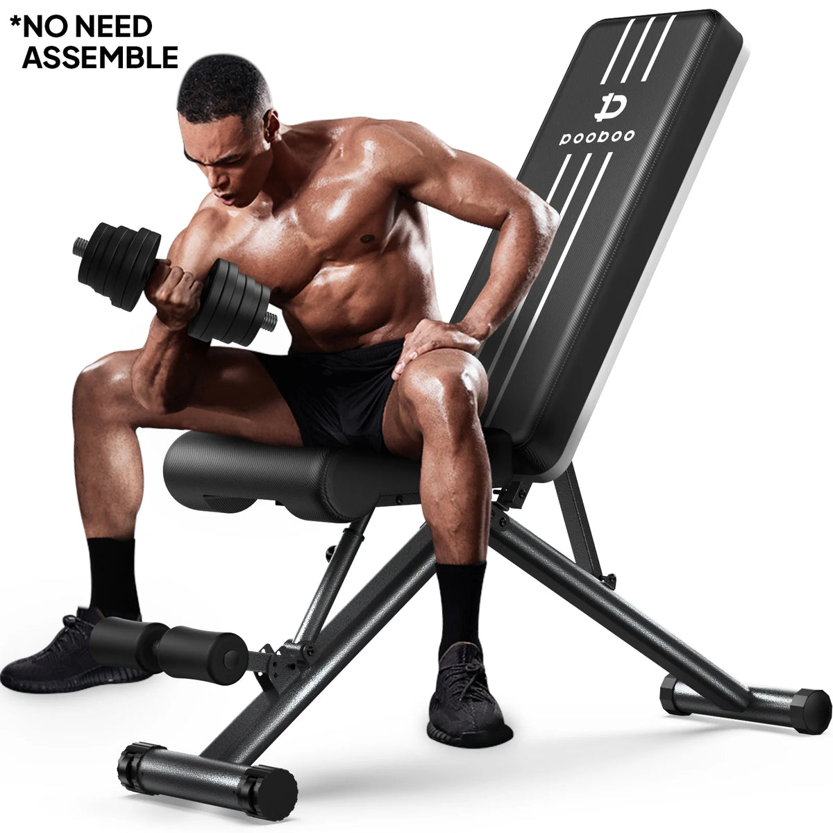 Foldable Adjustable Weight Bench P723