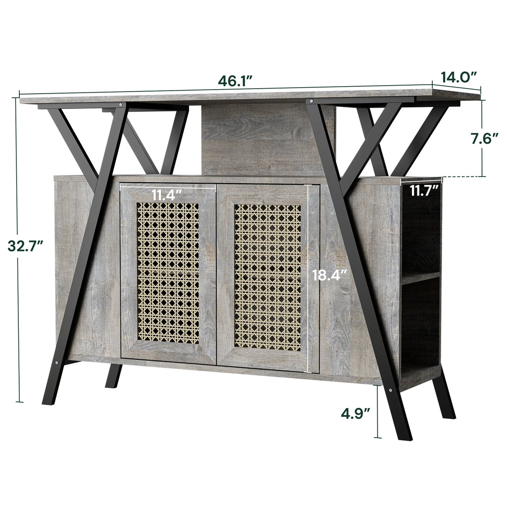 Entrance Storage Cabinet with Adjustable Shelves N875143