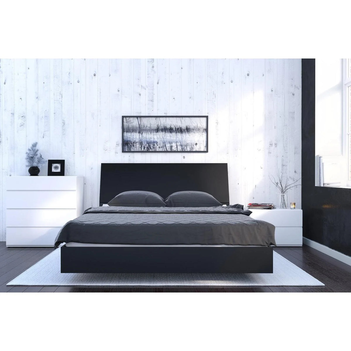 Queen Size 4 Piece Bedroom Set X864683