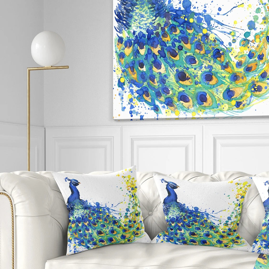 Contemporary Animal Throw Pillow 18x18 H2213
