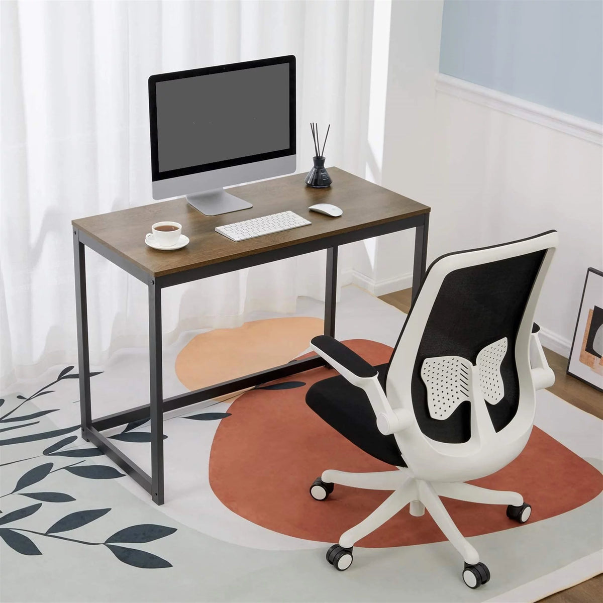 Dark Brown 39" Computer Desk Z557290