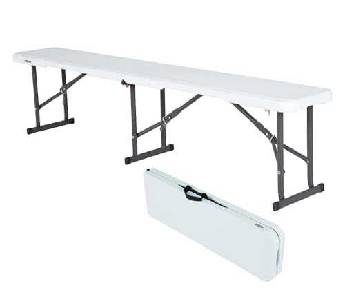 Portable Folding Bench White J507