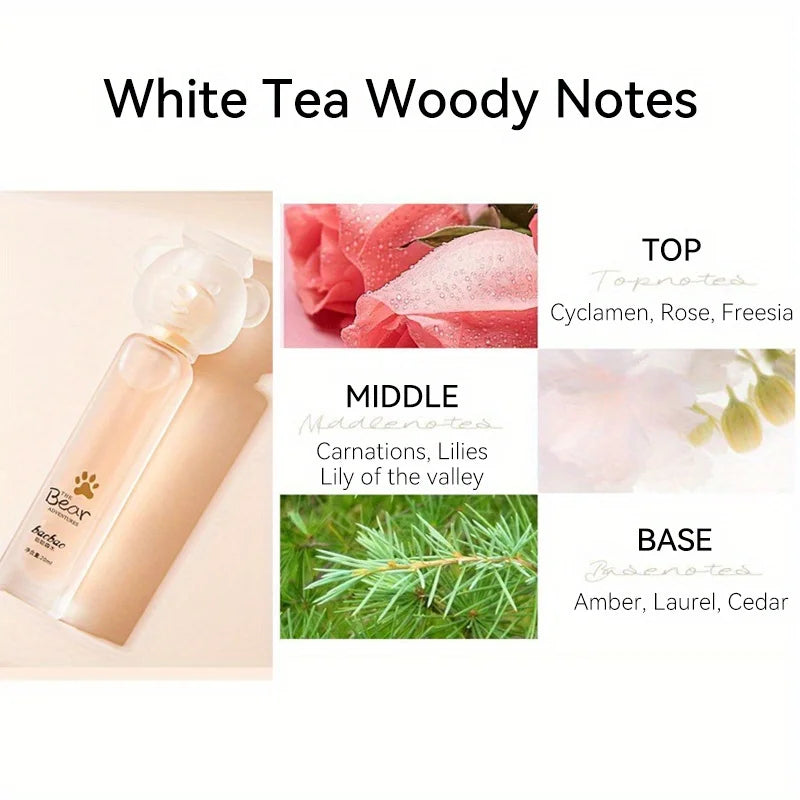 Peach Floral Fruity White Tea Woody Perfume 20ml K603629