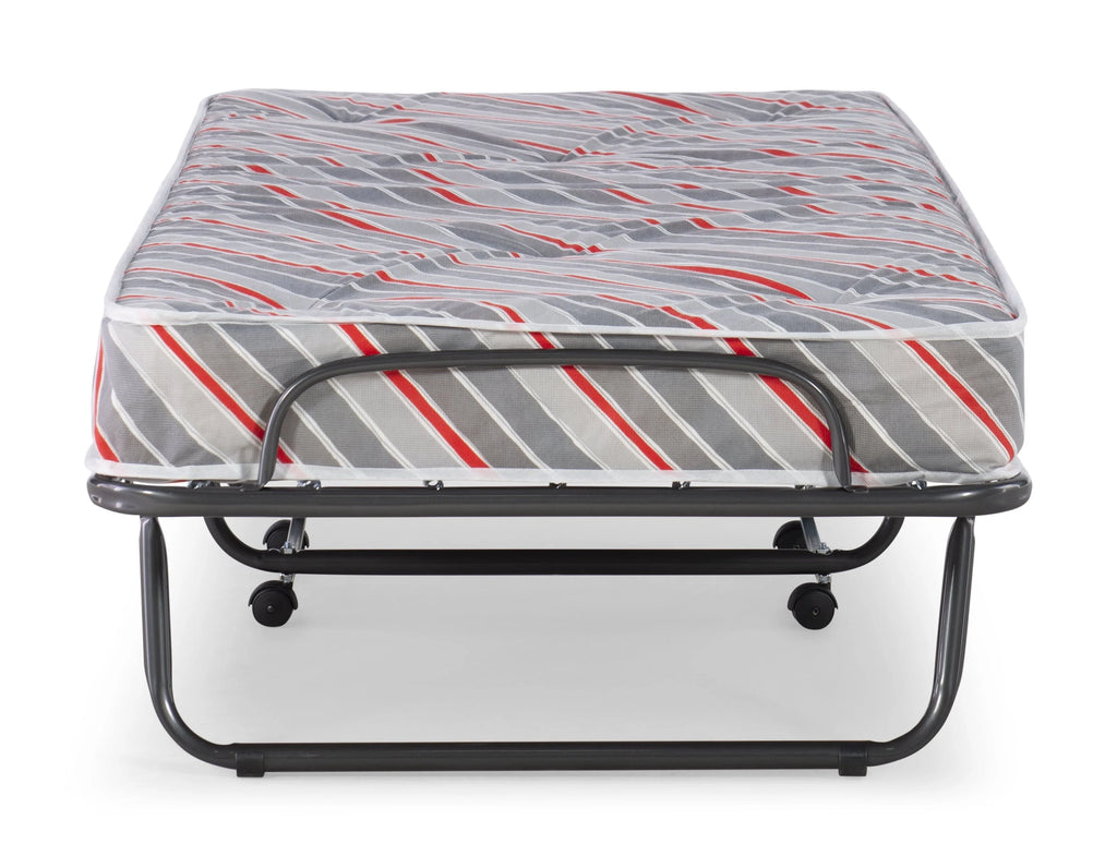Folding Rollaway Guest Bed with 5 Innerspring Mattress V579124