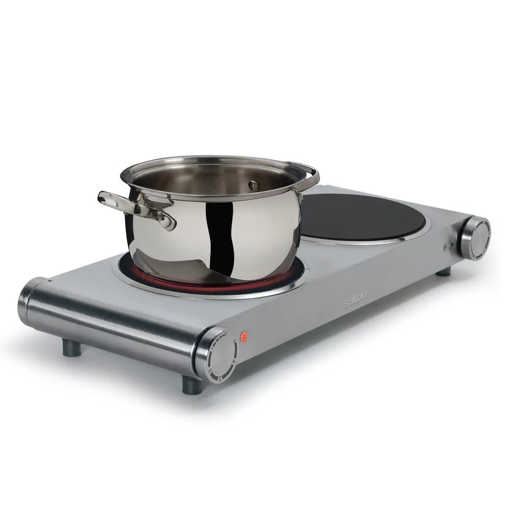 Portable Infrared Cooktop Double M15013