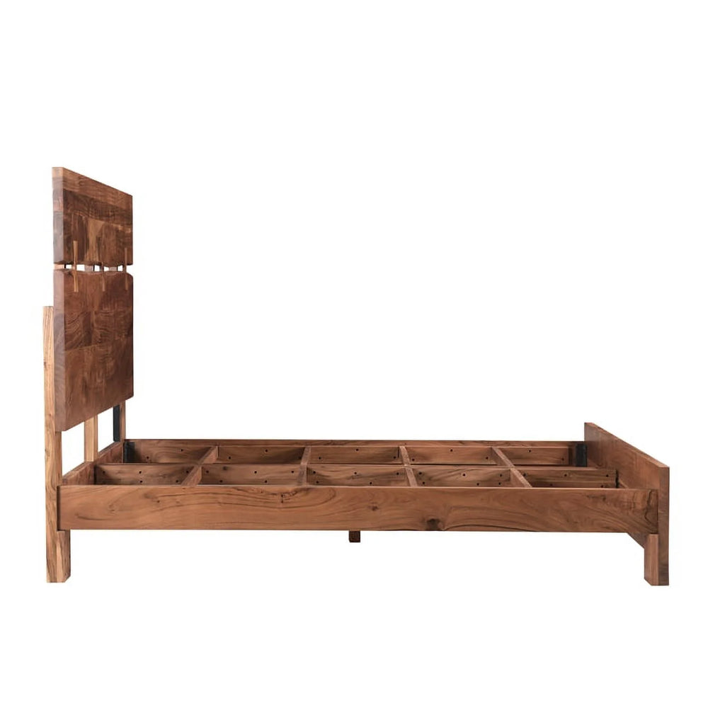 Solid Wood Queen Panel Bed M496971