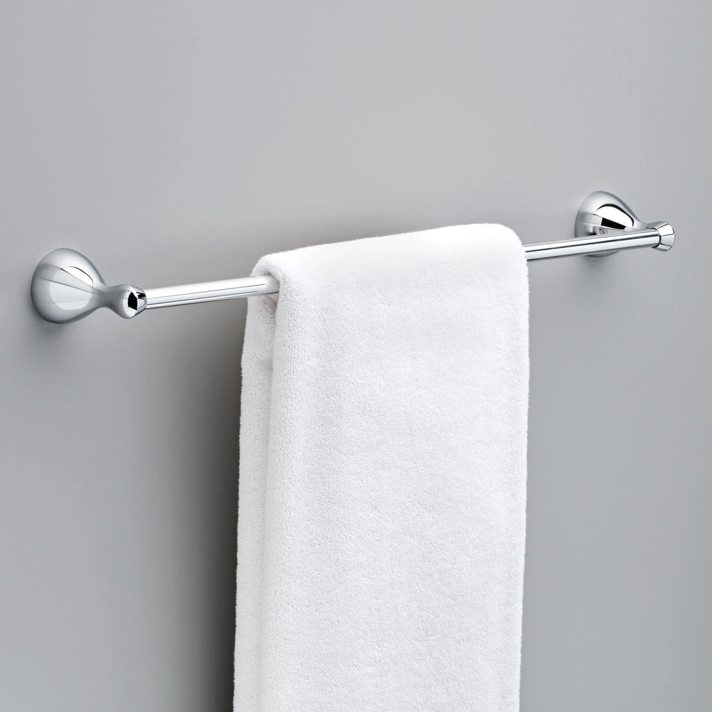 Chrome Silver Towel Bar 24 in. H7175
