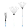 15-Tine Adjustable Leaf Rake with Telescoping Handle E115073