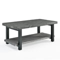 42" Metal and Reclaimed Wood Coffee Table A33240