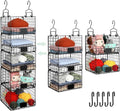 5 Tiers Hanging Closet Shelves Organizer with S Hooks U149897