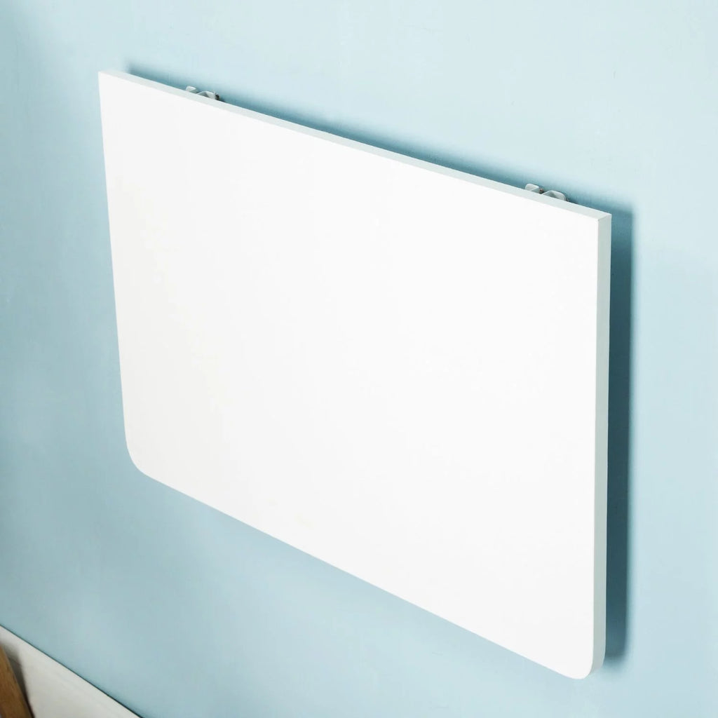 Wall-Mounted Drop-Leaf Folding Table White O181994