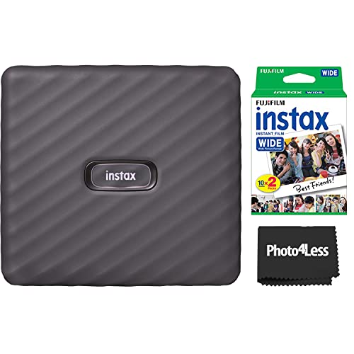 Mocha Grey Instant Film Printer Bundle with Twin Pack Film K313