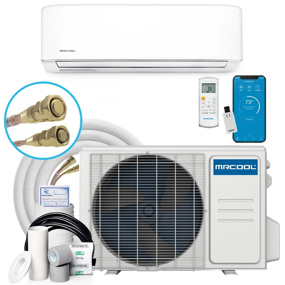 18K BTU Ductless Mini Split Heat Pump Complete System C8386