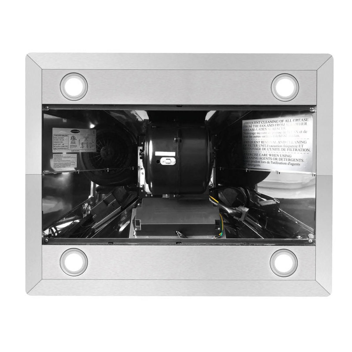 30" 380 CFM Ductless Island Range Hood in Stainless Steel C9807