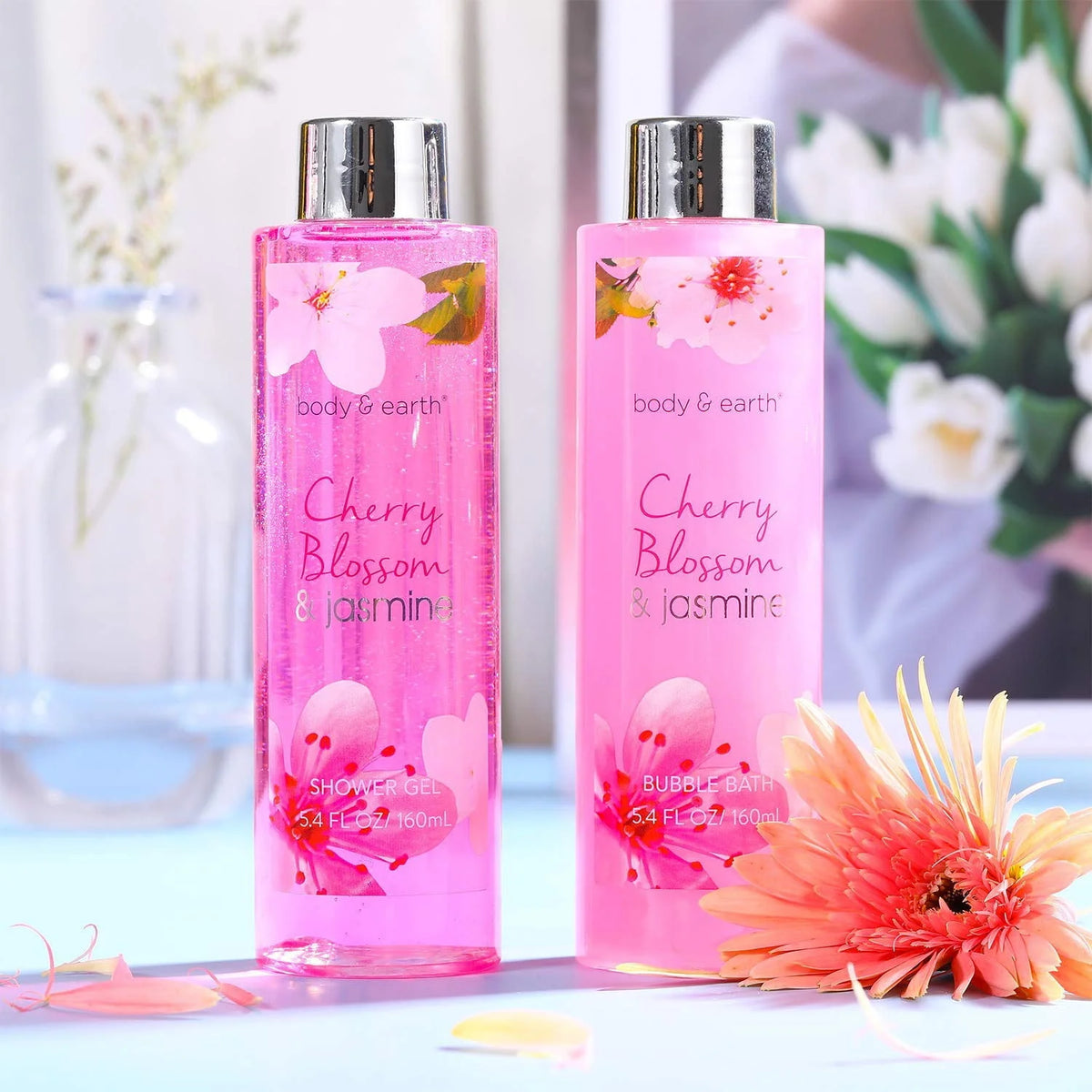 8 Pcs Cherry Blossom & Jasmine Spa Gift Sets L3405