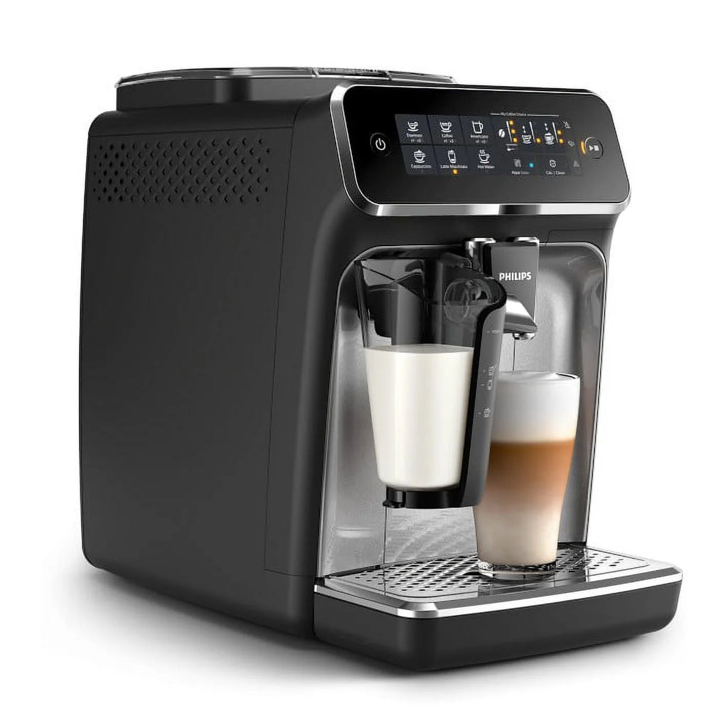 Fully Automatic Espresso Machine with LatteGo, Silver X3739