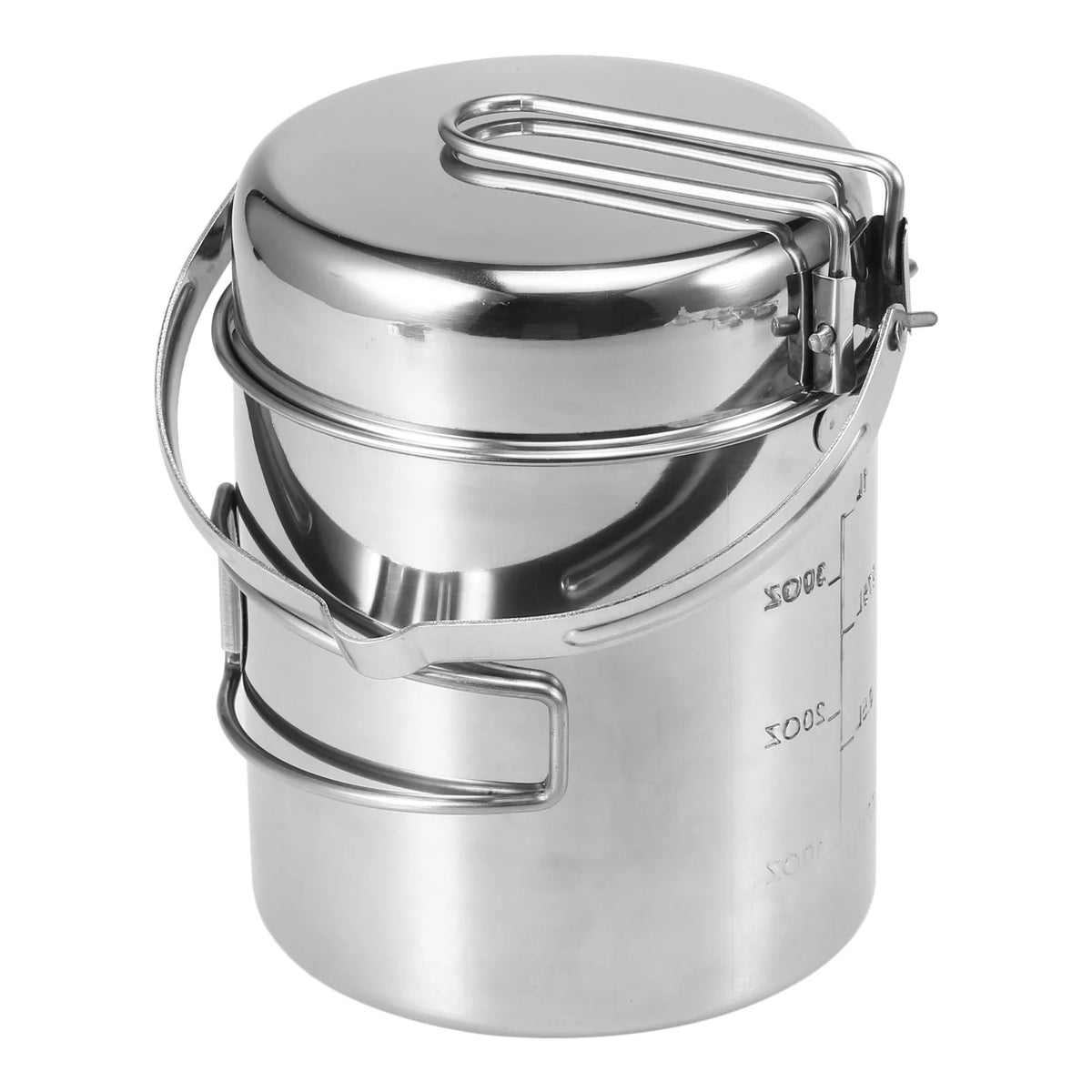 1L Stainless Steel Camping Kettle C4900