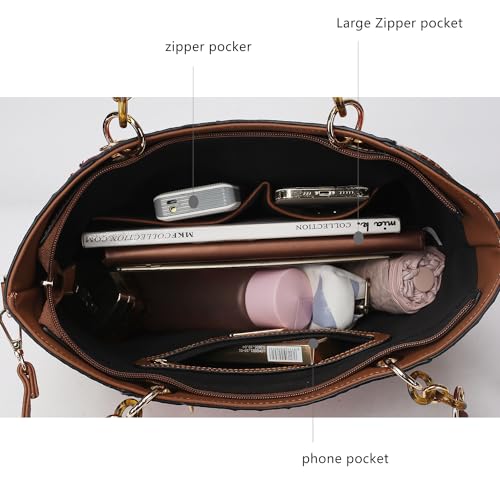 Tote Bag Set with Wallet Vegan Leather H731
