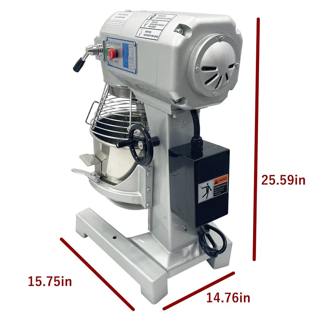 Electric Dough Mixer Kneading Machine with 10L Stainless Steel Bowl P4104
