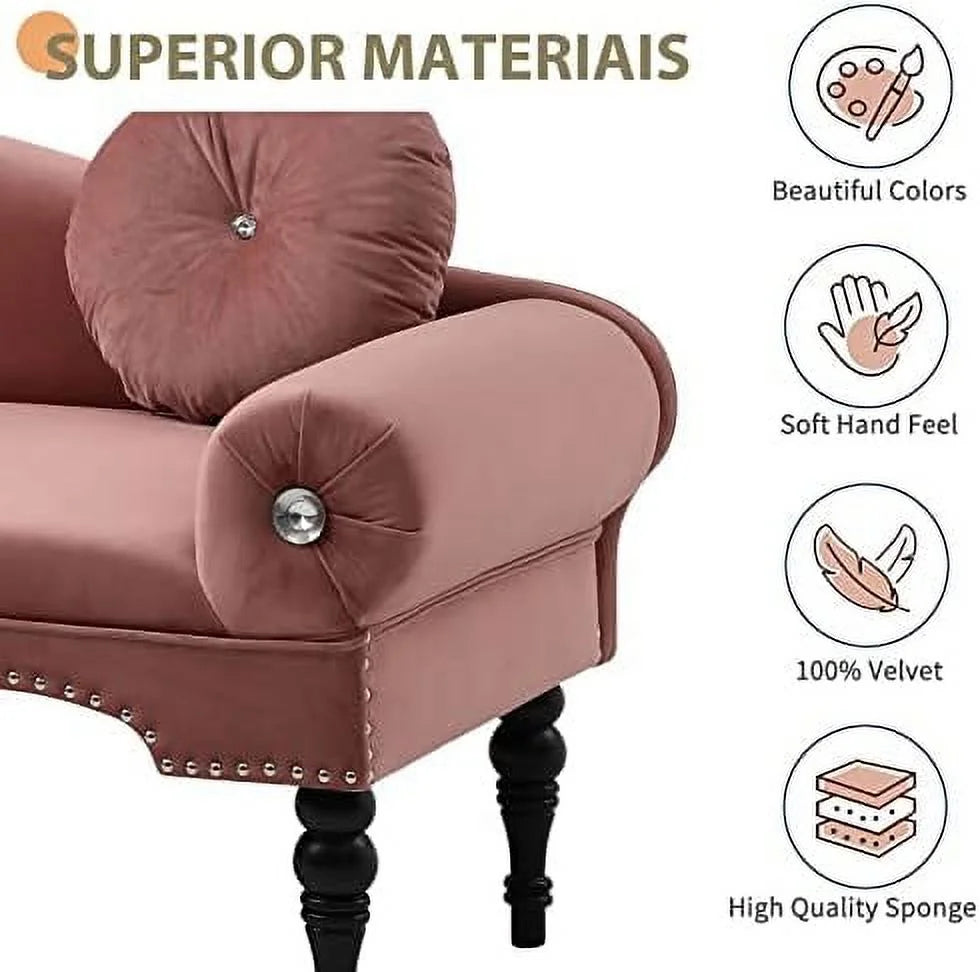2 Seater Velvet Loveseat Sofa V66468