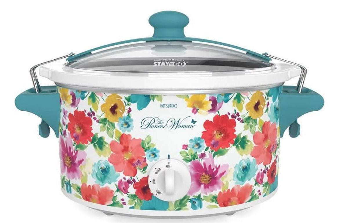 Portable 6 Quart Slow Cooker with Removable Crock X243409
