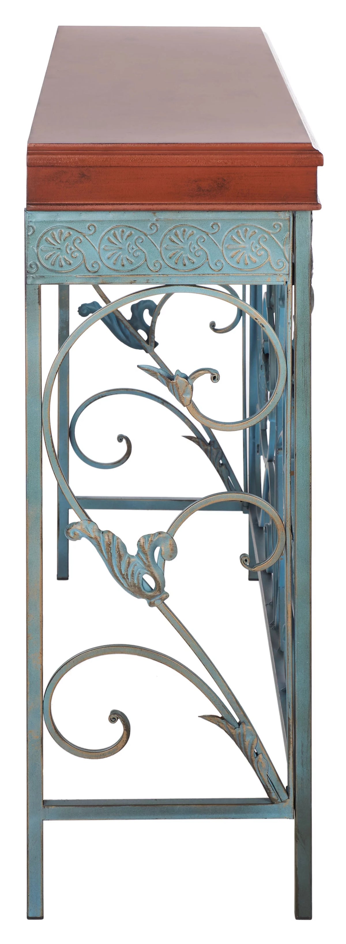Brown Traditional Console End Table W478