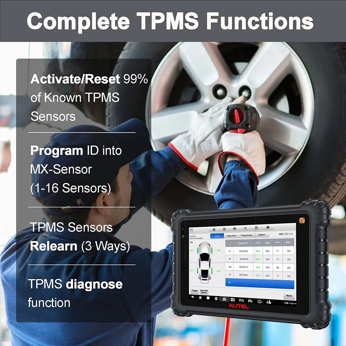 2022 Full System Diagnostic Tool OBD2 Scanner H445352