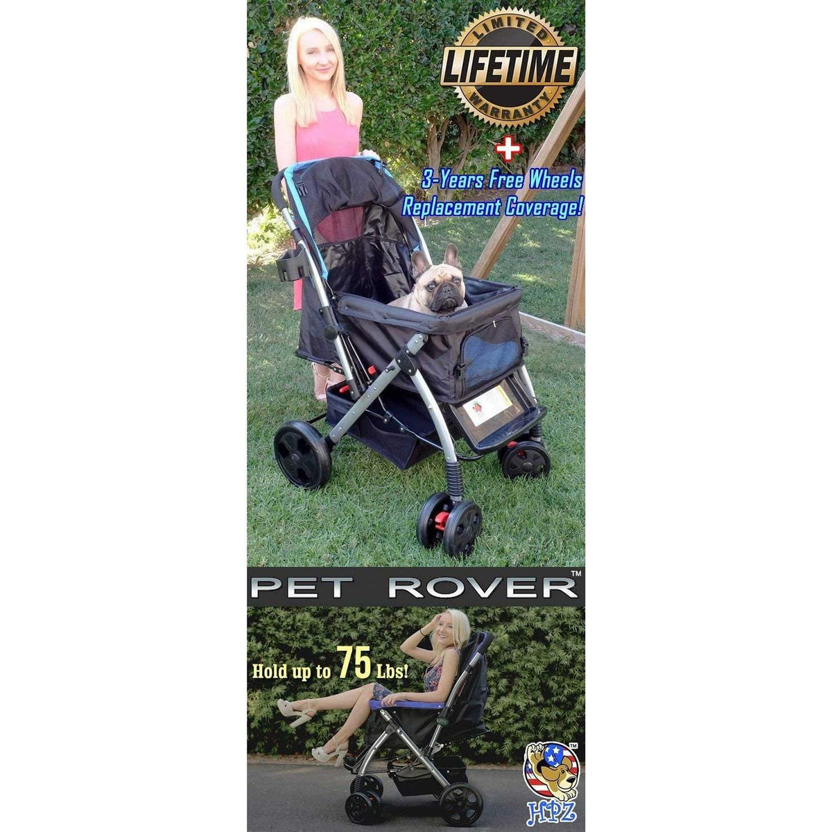 Heavy Duty Pet Stroller F739