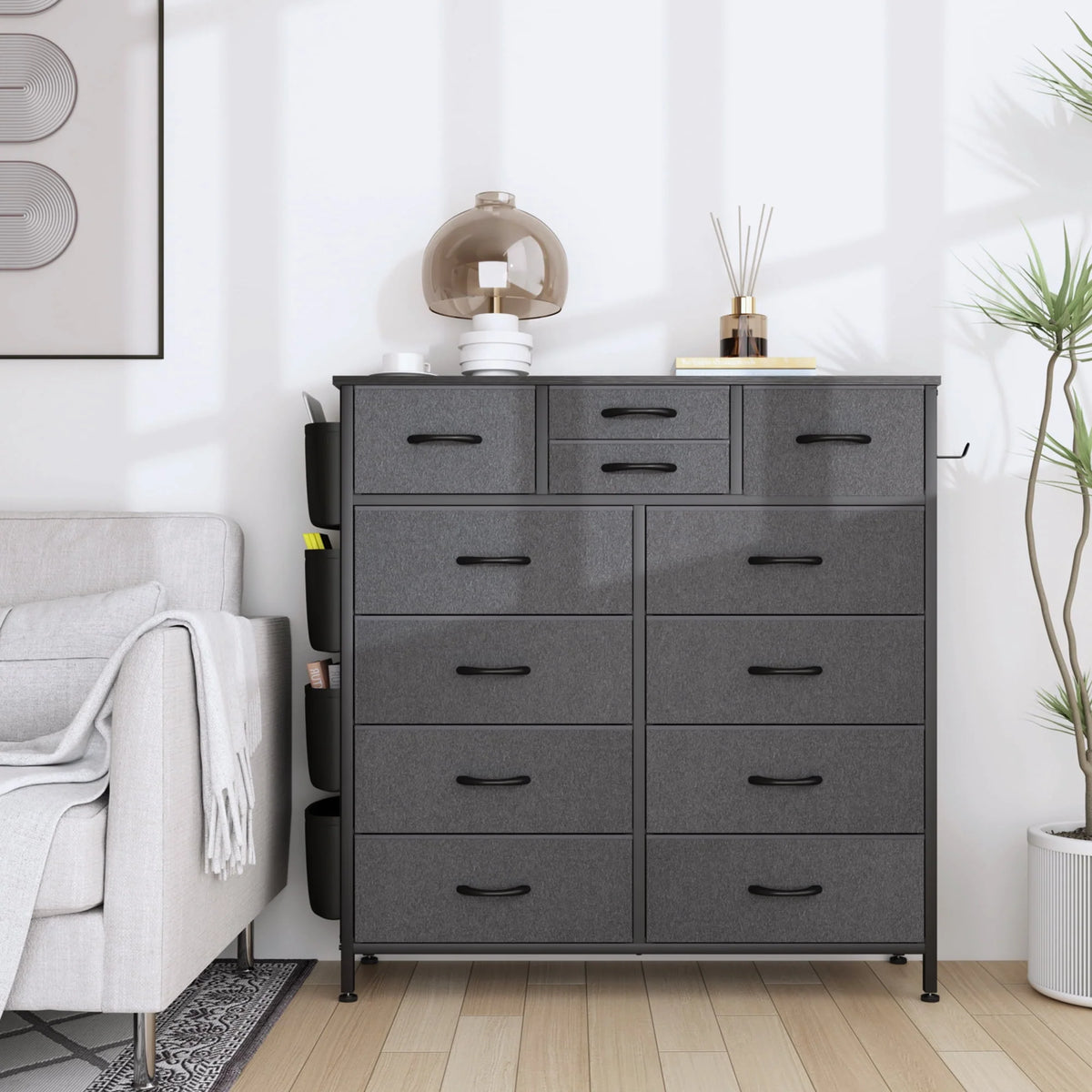 12 Drawer Fabric Dresser B68488