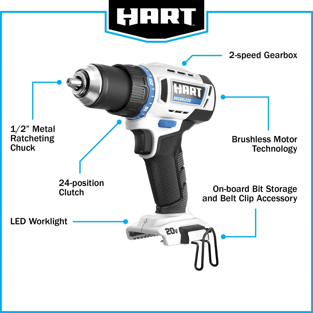 20-Volt Brushless 1/2-inch Drill/Driver Kit G64264