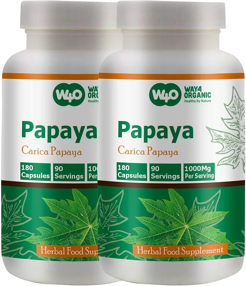 Papaya Leaf Extract Capsules 1000 mg 180 Pills R646510