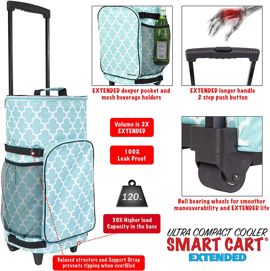 Collapsible Insulated Rolling Cooler M1416