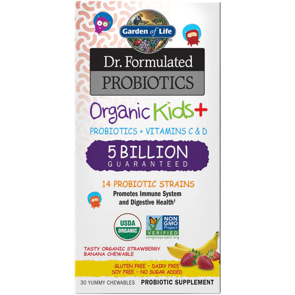 Organic Kids Probiotics 30 Chews M354