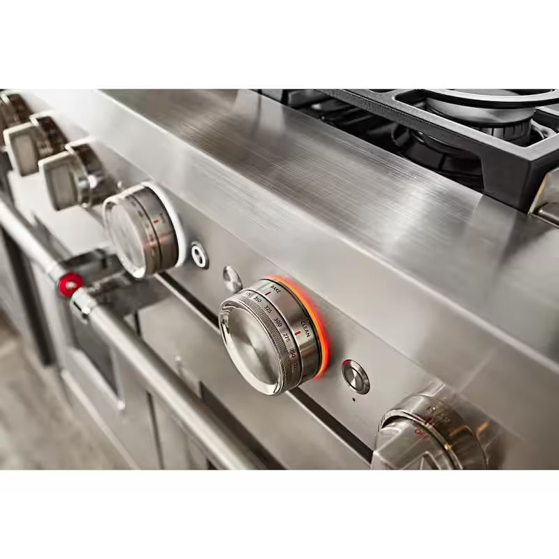 6.3 cu. ft. Smart Double Oven Dual Fuel Range with True Convection in Stainless Steel U818206