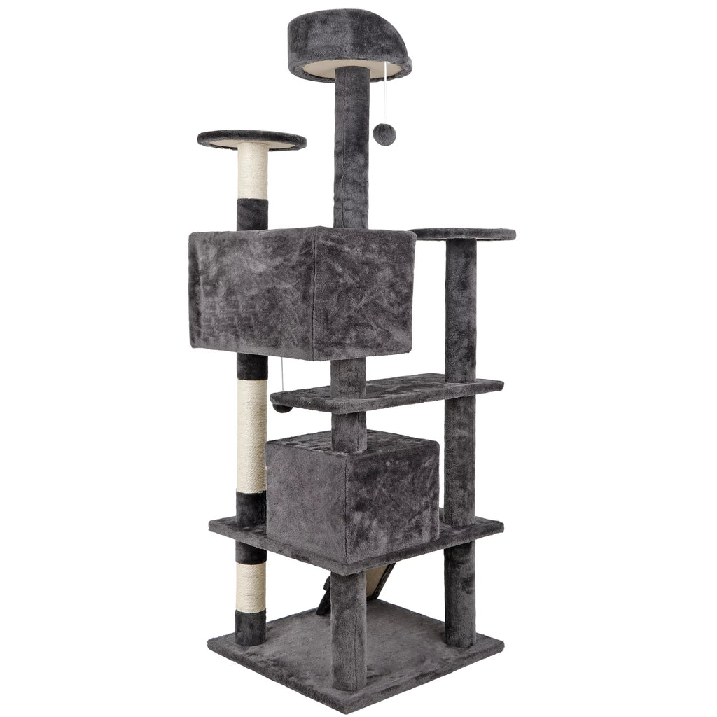 53'' Dark Gray Cat Tree I2131