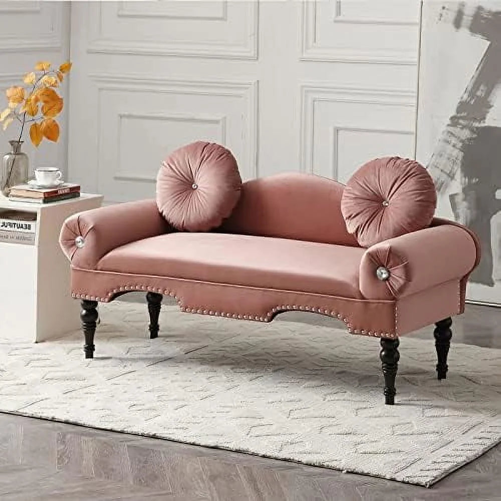 2 Seater Velvet Loveseat Sofa V66468