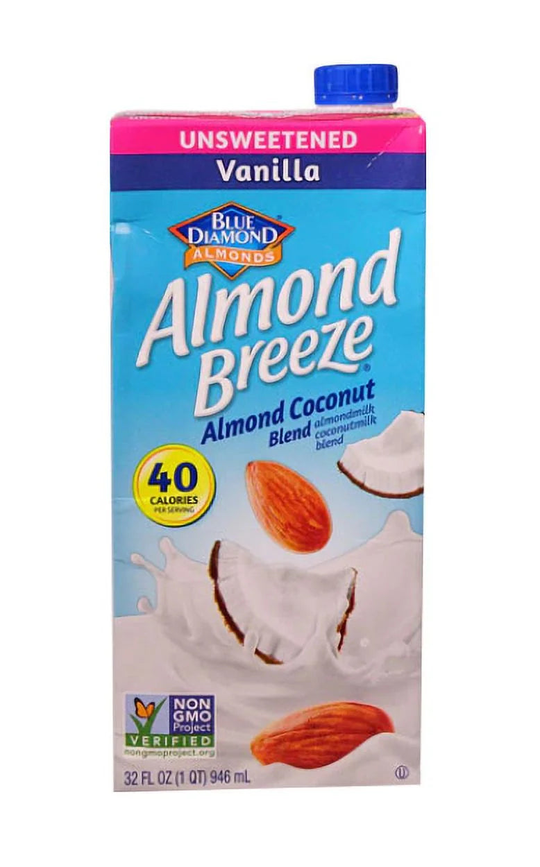 Unsweetened Vanilla Almond Coconut Blend 32 fl oz Pack of 4 U992