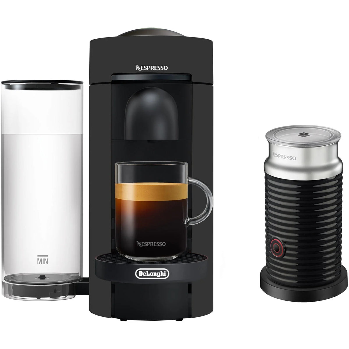 Black Matte Coffee and Espresso Machine H389