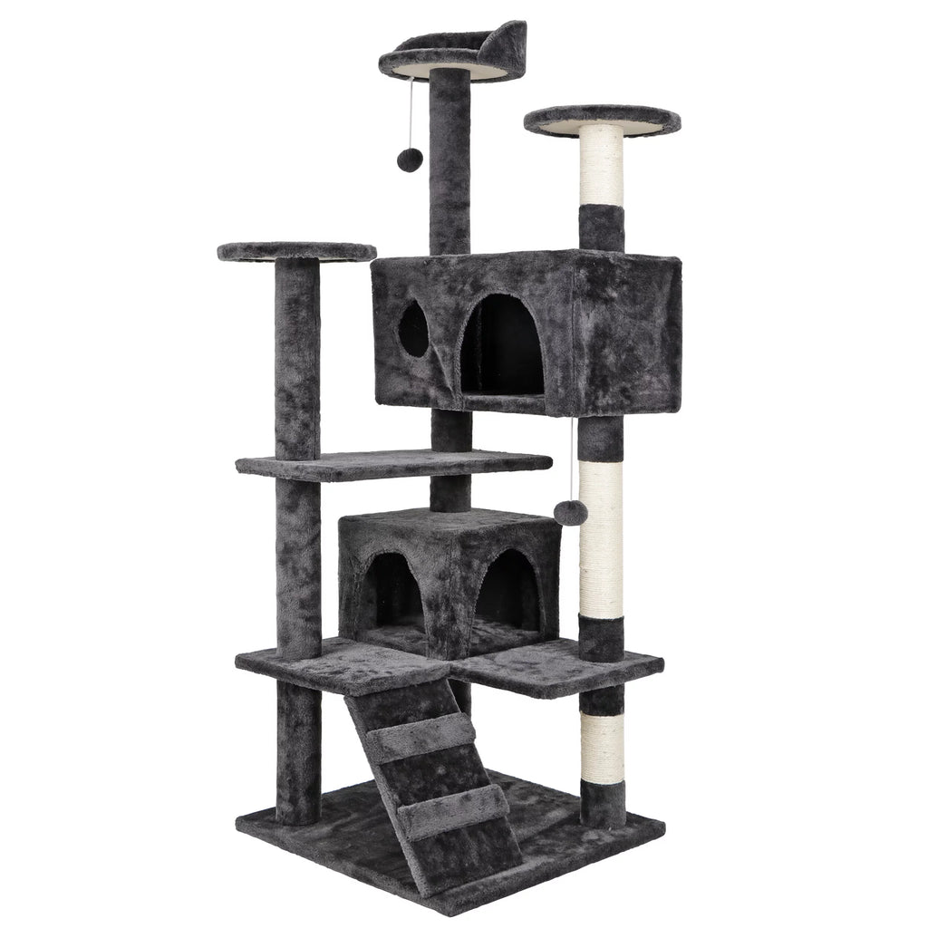 53'' Dark Gray Cat Tree I2131