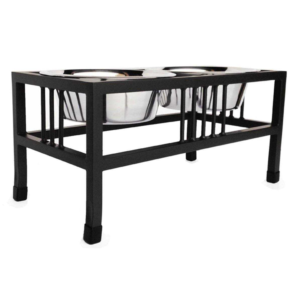 Double Raised Dog Bowl Q179
