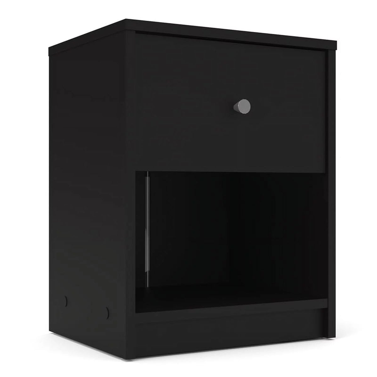 Black 3 Drawer Chest 6 Drawer Dresser & Nightstand O483736