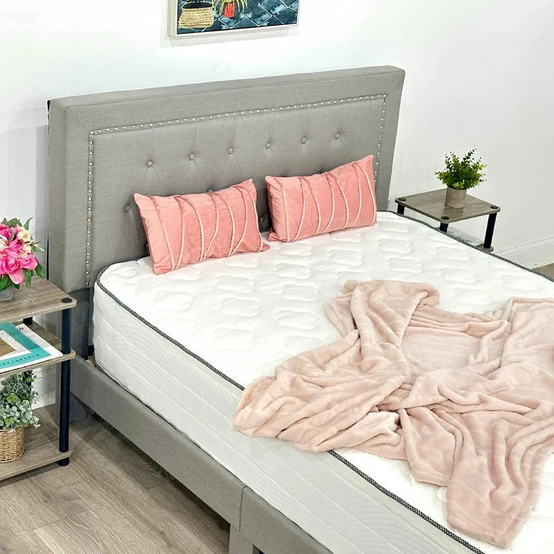 Twin Size 12 Inch Memory Foam & Spring Hybrid Mattress with Breathable Cover Y9984